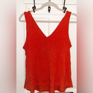 Mudd flowy v-neck tank top